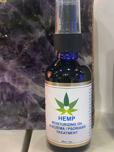 Hemp Moisturizing Oil +Eczema/Psoriasis/Acne/Rosacea Rash/Hives Treatment